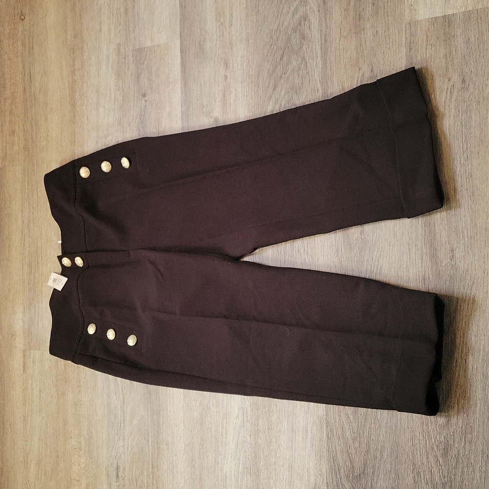 Chicos black nautical crop pants 4